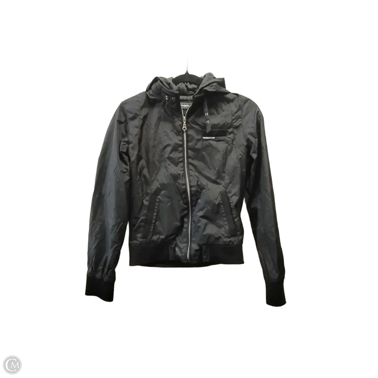 Jacket Windbreaker By Cme In Black, Size: M