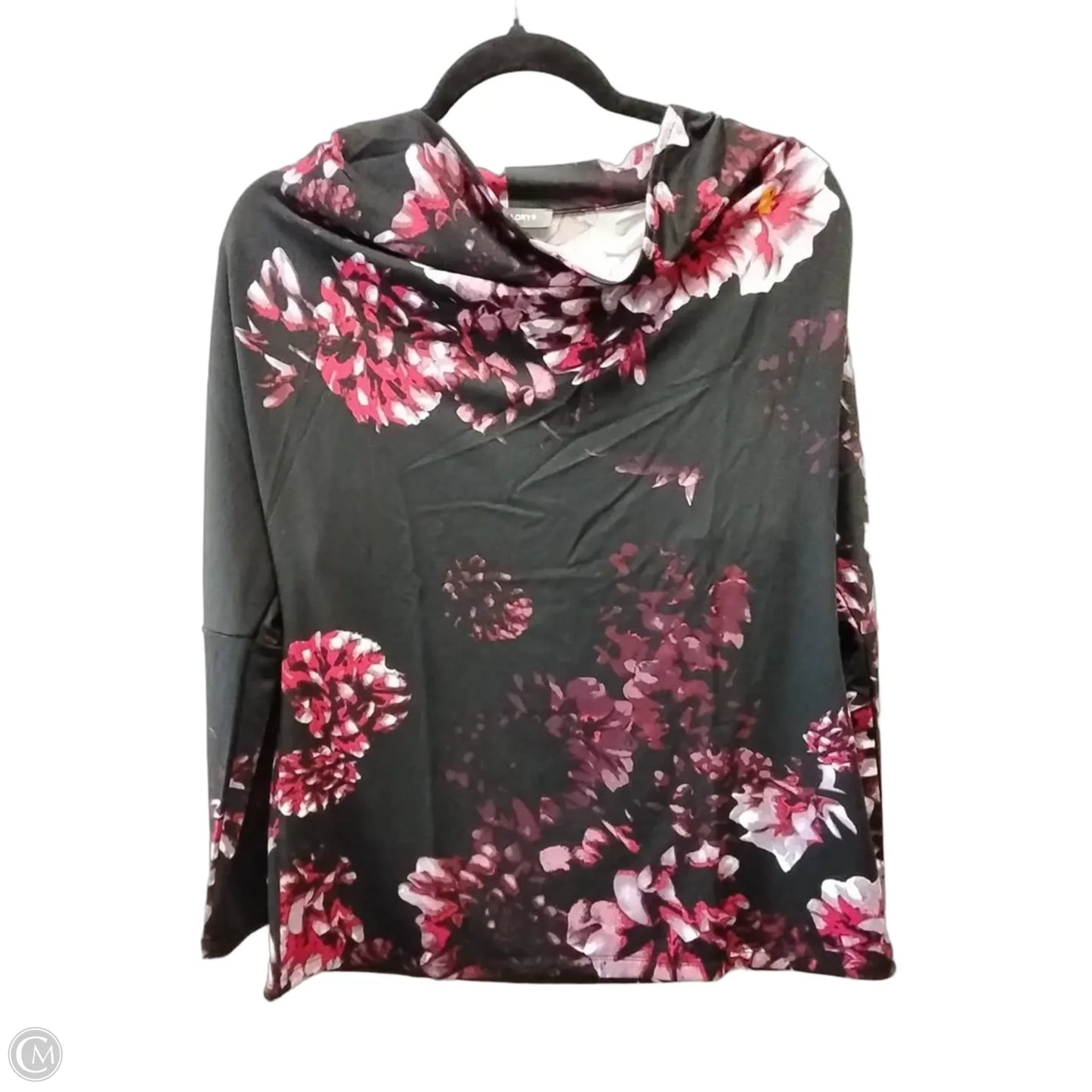 Blouse Long Sleeve By Kate & Mallory In Floral Print, Size: M