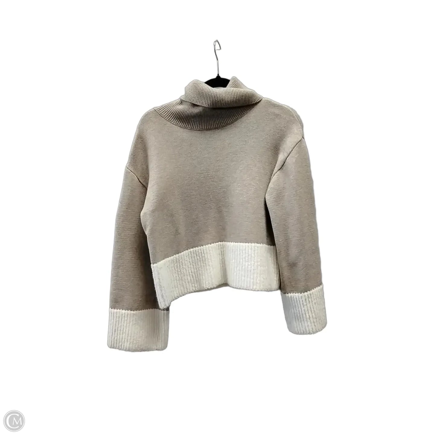 Sweater By Laundry In Tan & White, Size: M