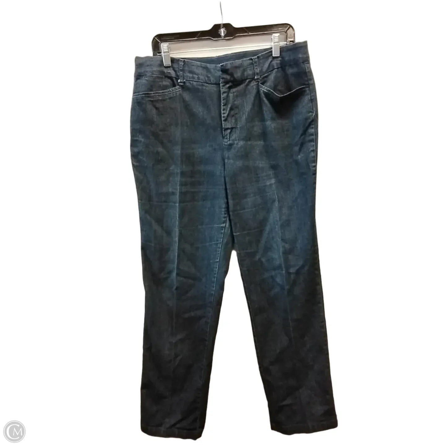 Jeans Wide Leg By Christopher And Banks In Blue Denim, Size: 10