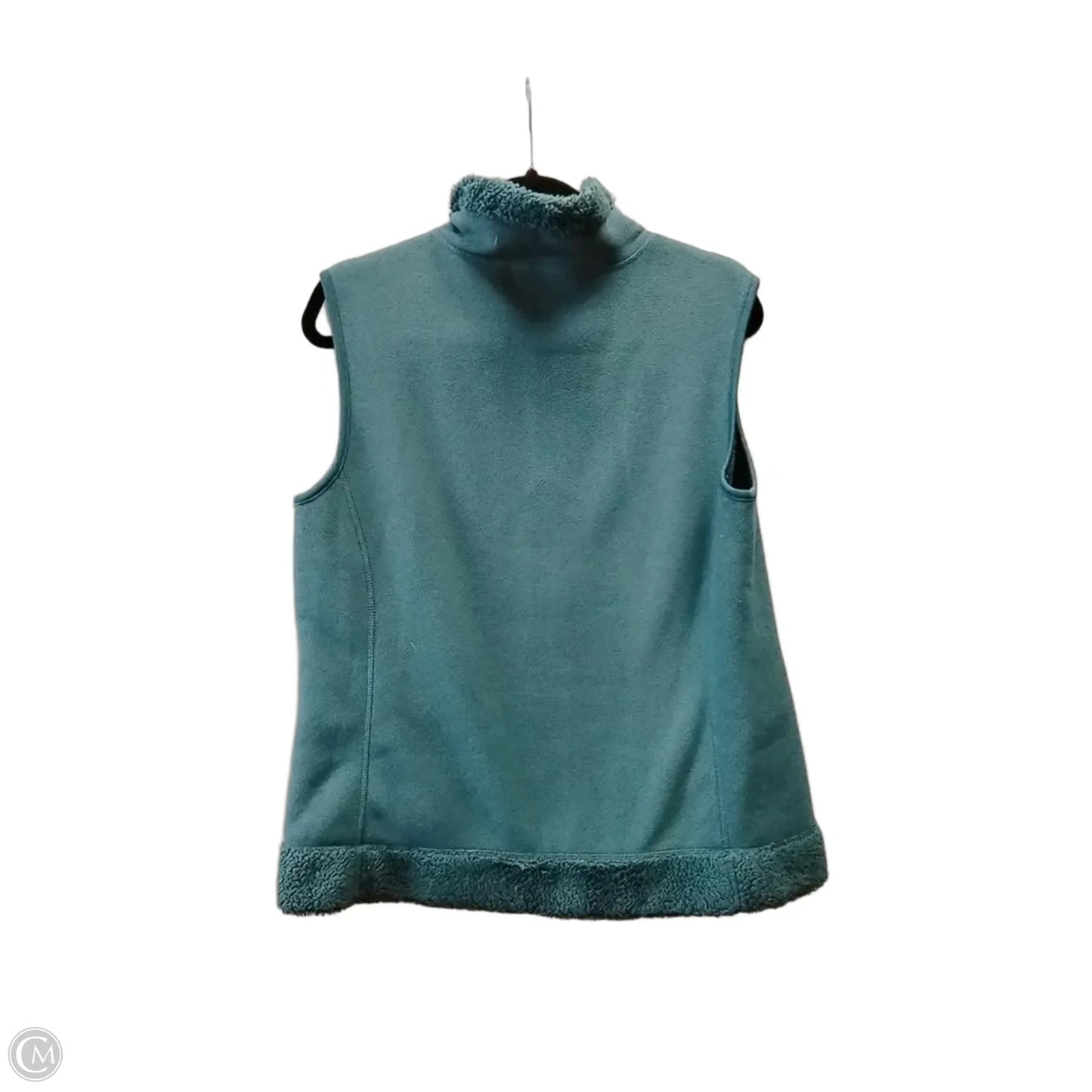 Vest Fleece By Eddie Bauer In Green, Size: L