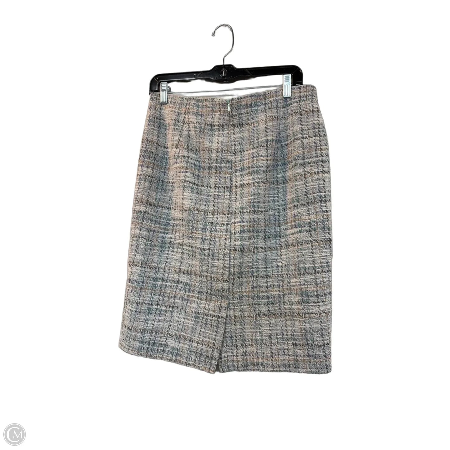 Skirt Midi By Kate Kasin In Cream & Green, Size: 12