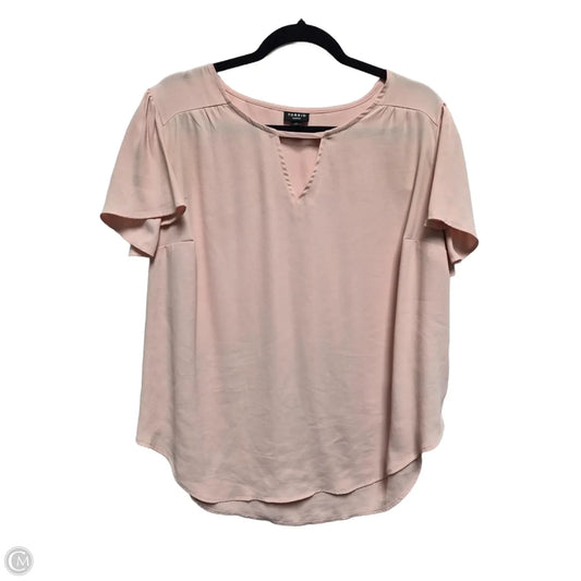 Blouse Short Sleeve By Torrid In Pink, Size: L