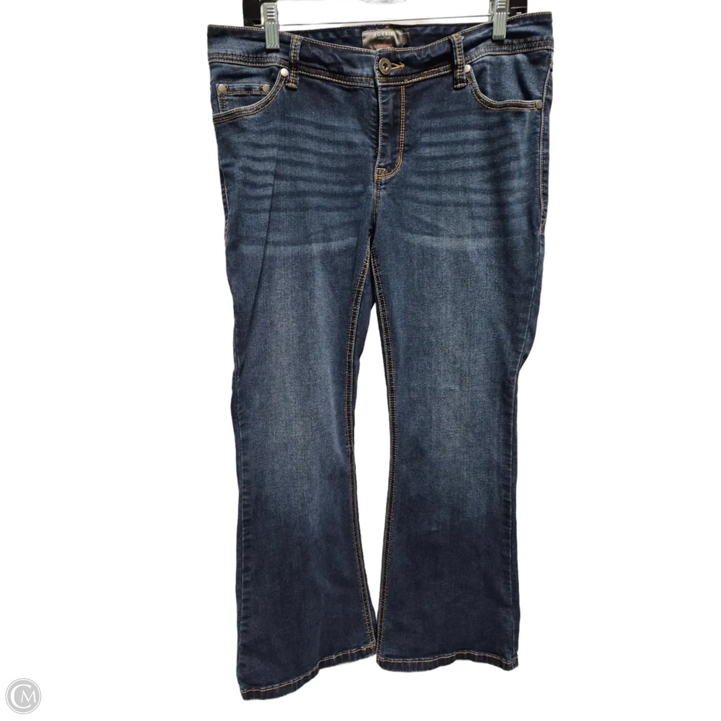 Jeans Boot Cut By Torrid In Blue Denim, Size: 12