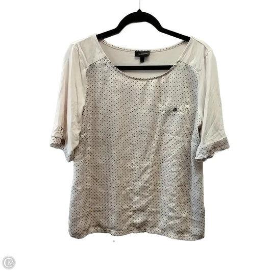 Blouse Short Sleeve By Limited In Pink, Size: L