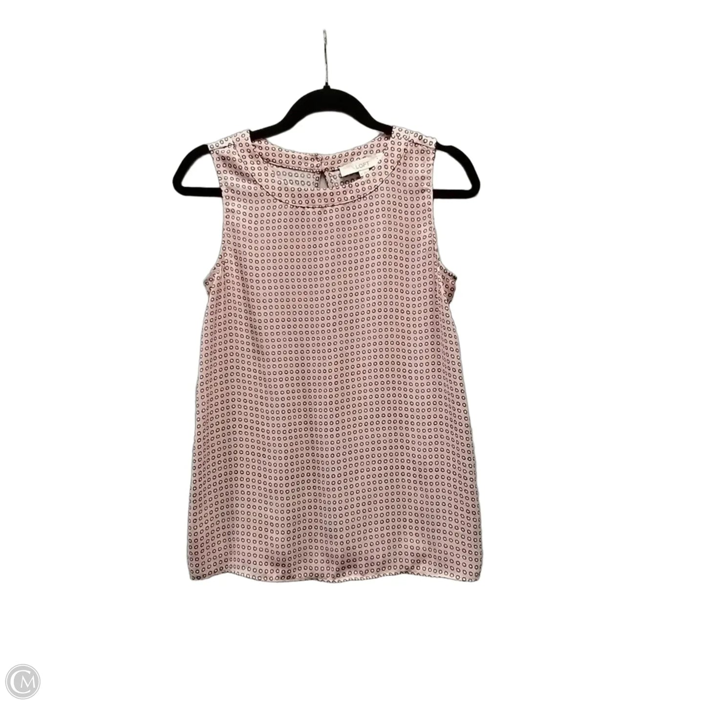 Blouse Sleeveless By Loft In Pink, Size: Xs