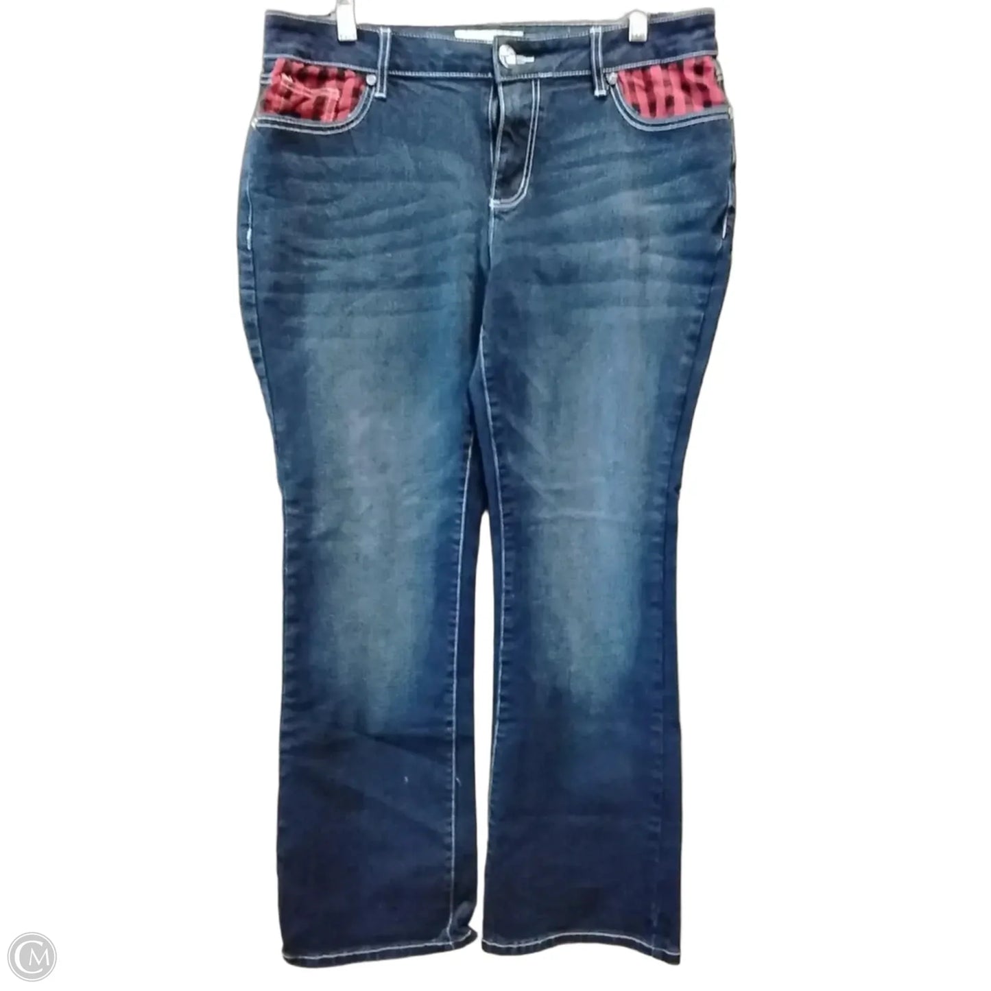 Jeans Straight By C Est. 1946 In Blue Denim, Size: 10p