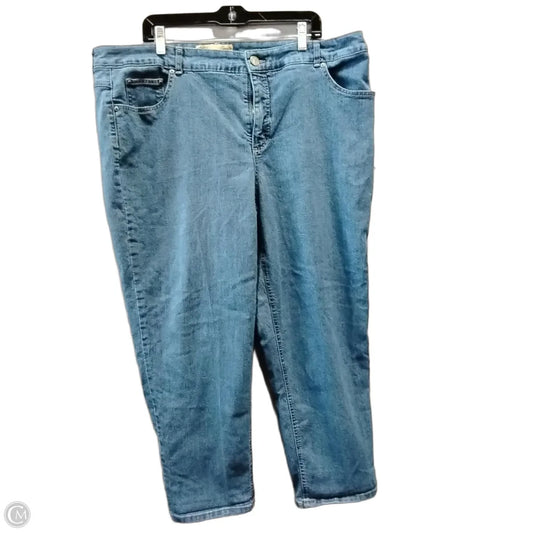 Jeans Straight By Just My Size In Blue Denim, Size: 24w