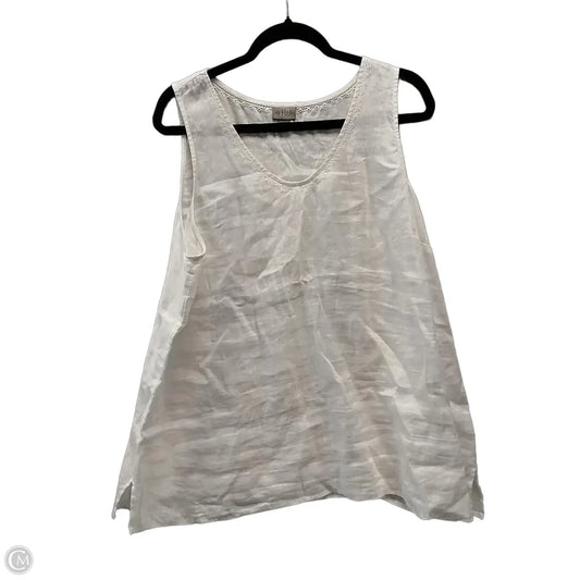 Top Sleeveless By J. Jill In White, Size: Xl