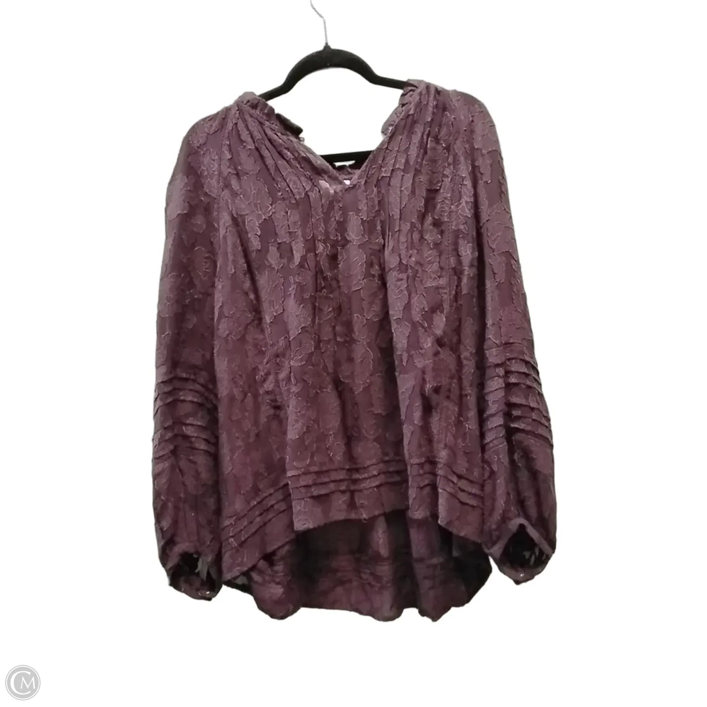 Blouse Long Sleeve By J. Jill In Mauve, Size: Xl