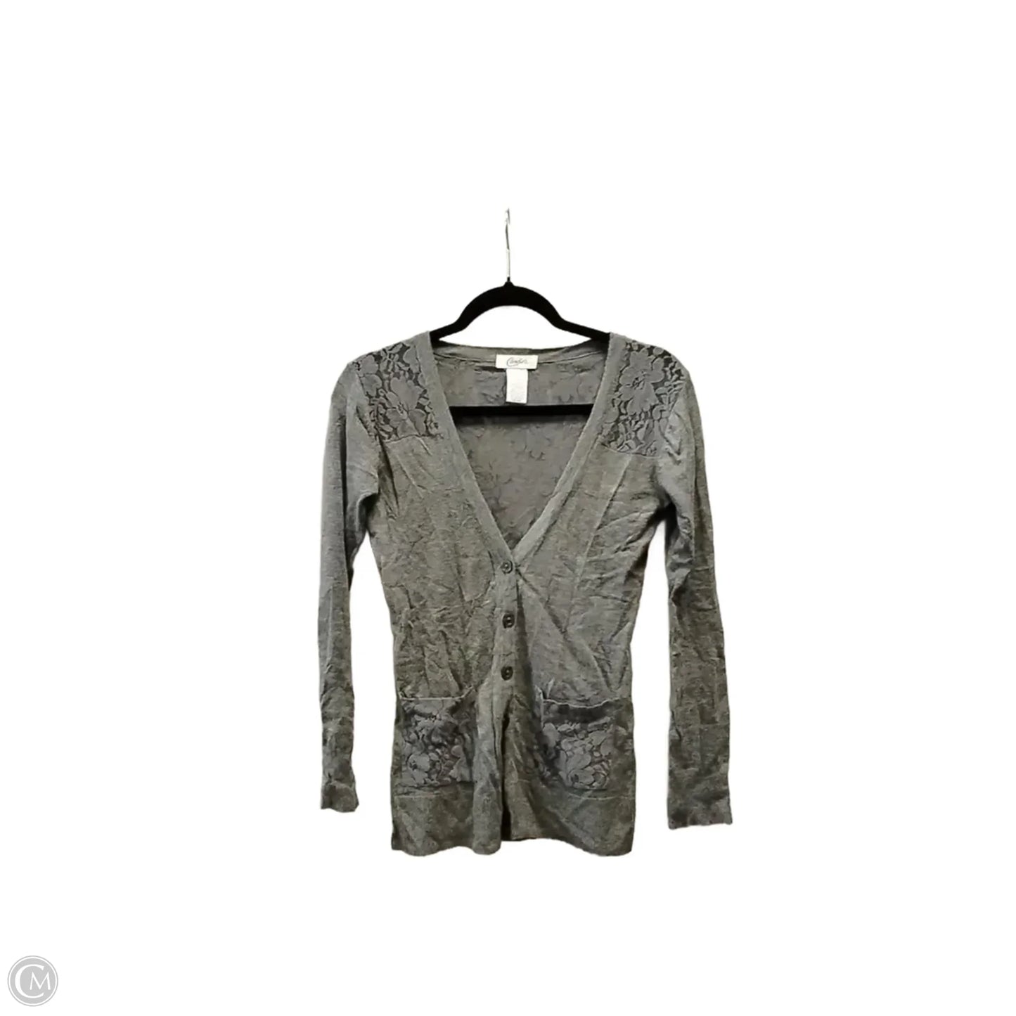 Cardigan By Candies In Grey, Size: Xs