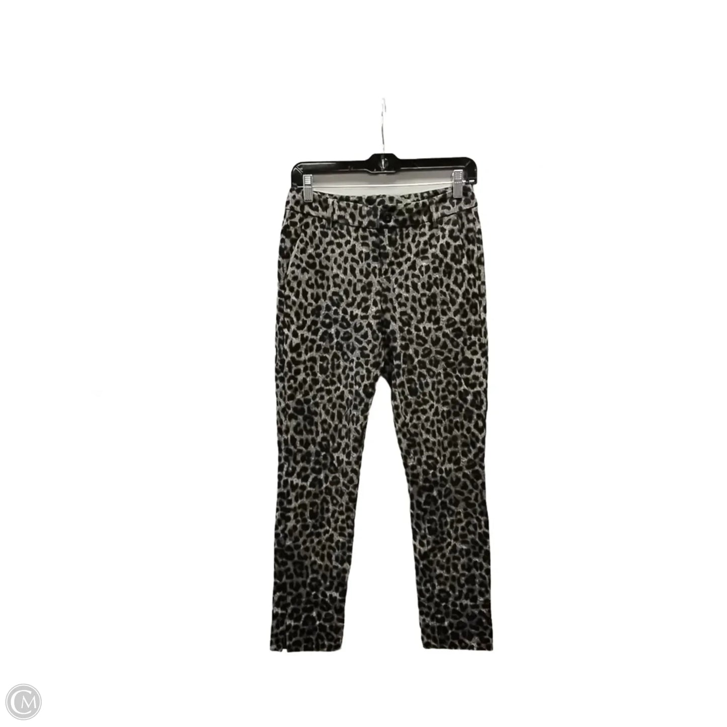Pants Cropped By Cabi In Animal Print, Size: 2