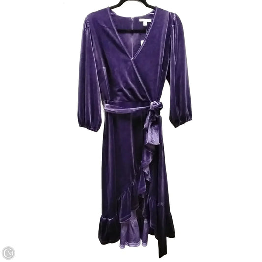 Dress Party Midi By Cato In Purple, Size: M
