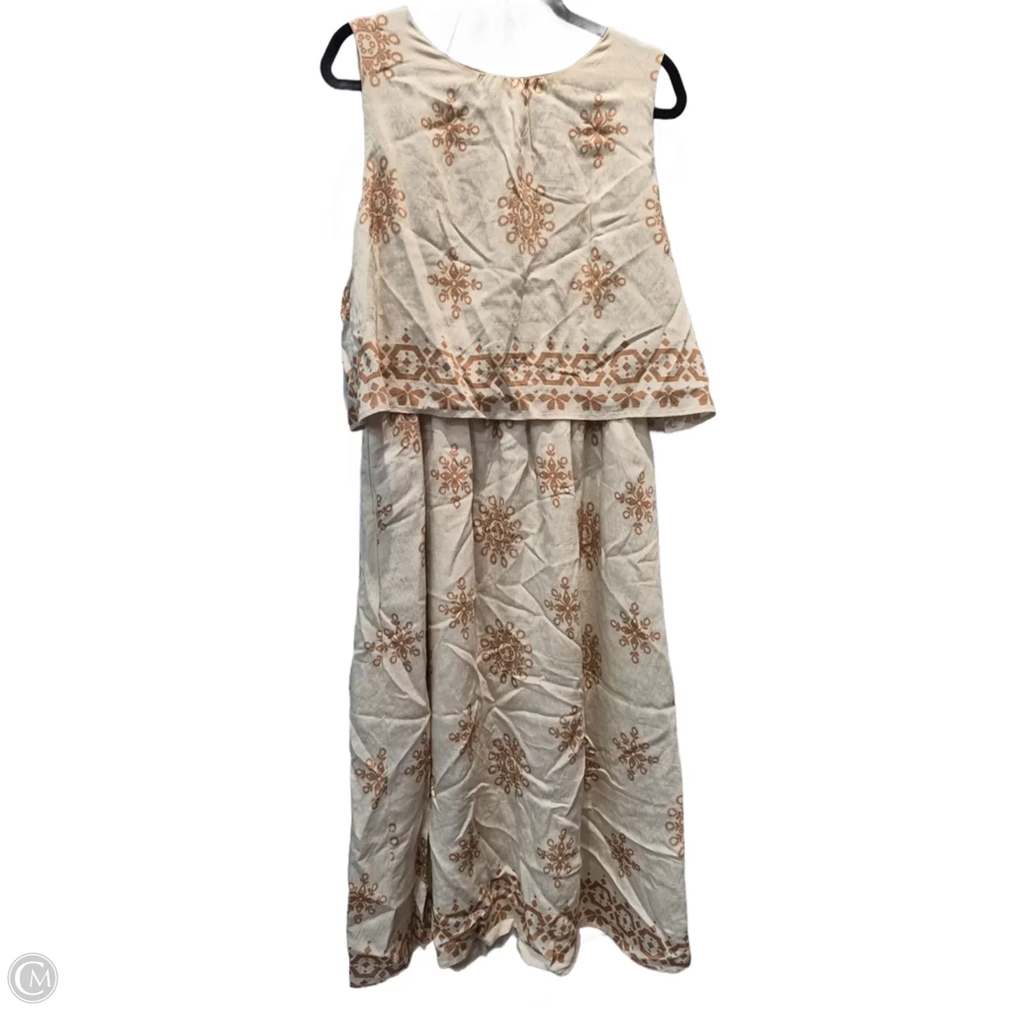 Dress Casual Maxi By Umgee In Cream, Size: L