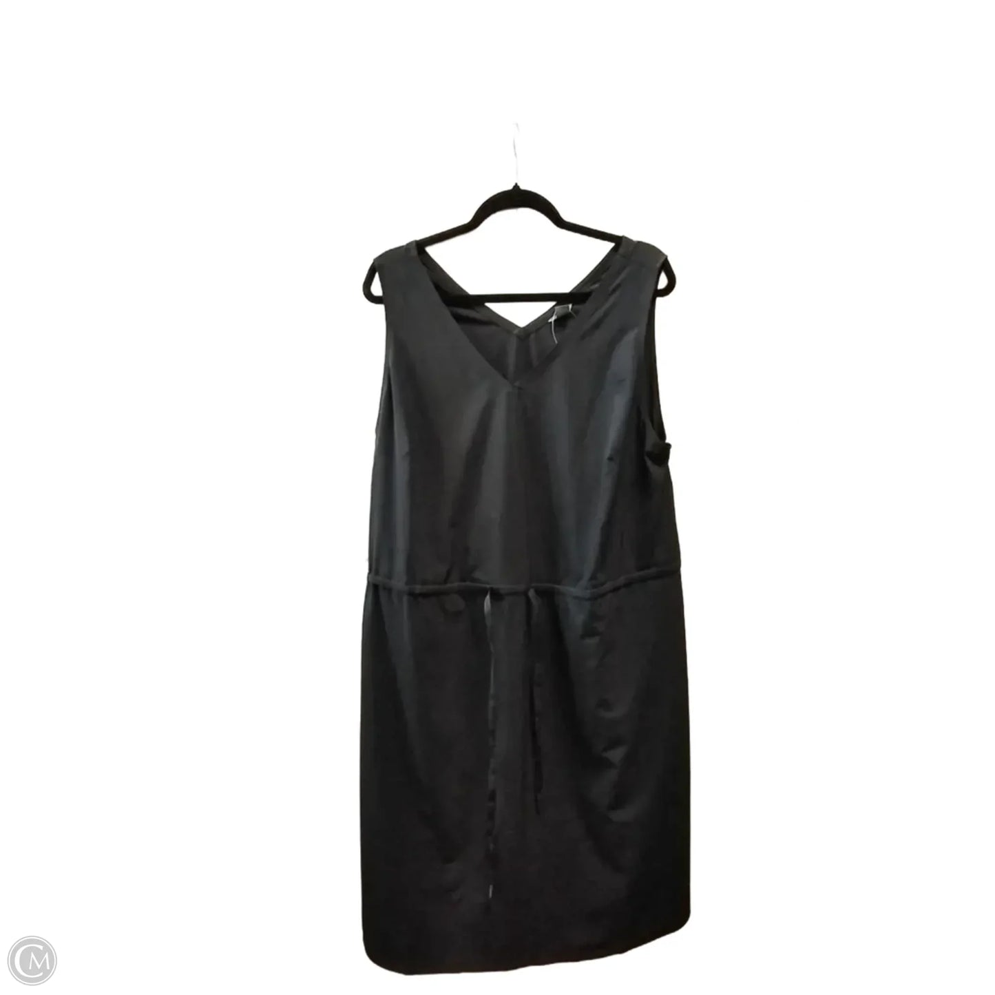 Dress Casual Midi By Eddie Bauer In Black, Size: 2x