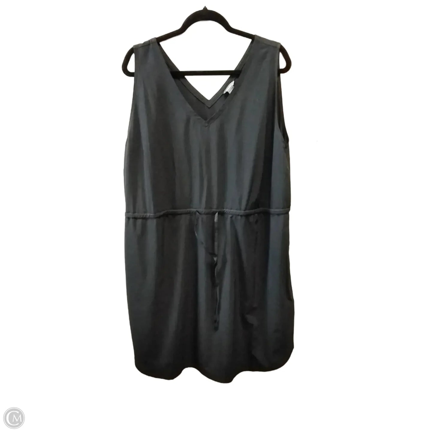 Dress Casual Midi By Eddie Bauer In Black, Size: 2x