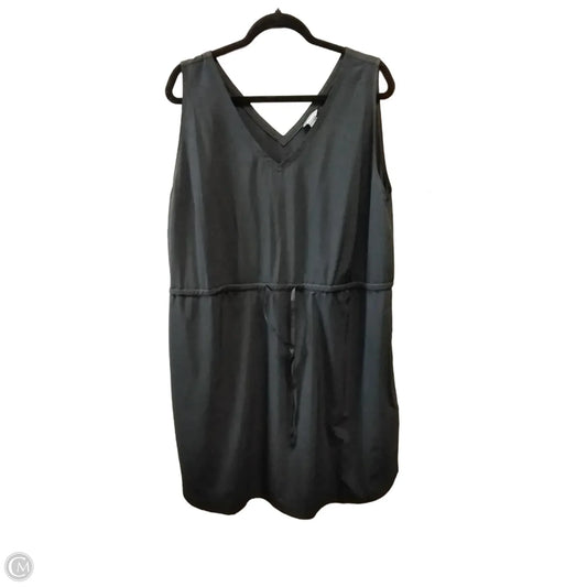 Dress Casual Midi By Eddie Bauer In Black, Size: 2x