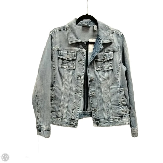 Jacket Denim By Chicos In Blue Denim, Size: M