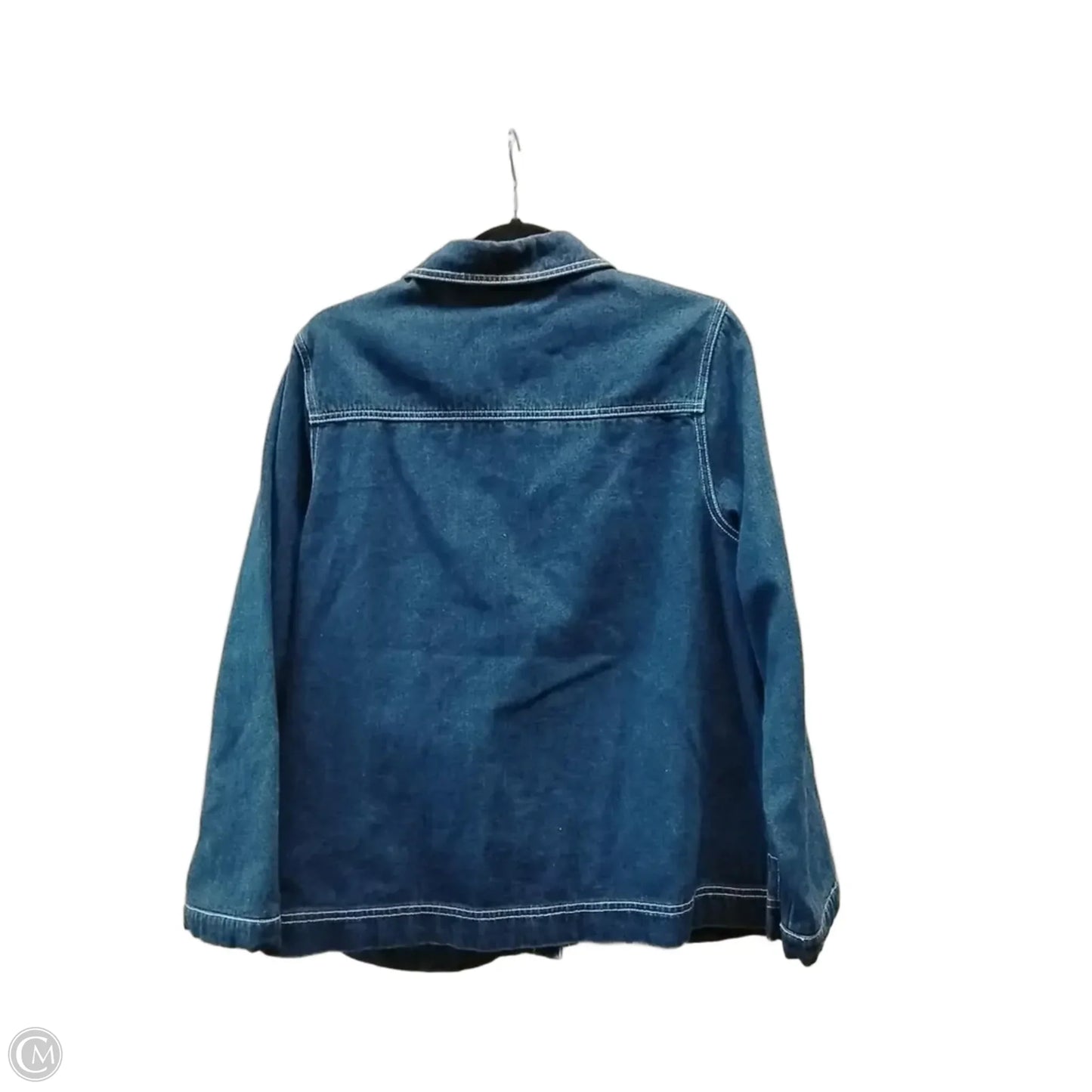 Jacket Denim By Allison Daley In Blue Denim, Size: 12