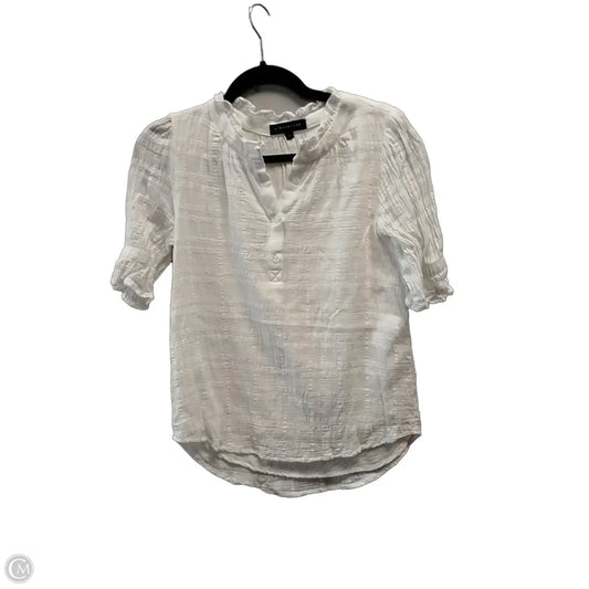 Blouse Long Sleeve By Clothes Mentor In White, Size: Xs