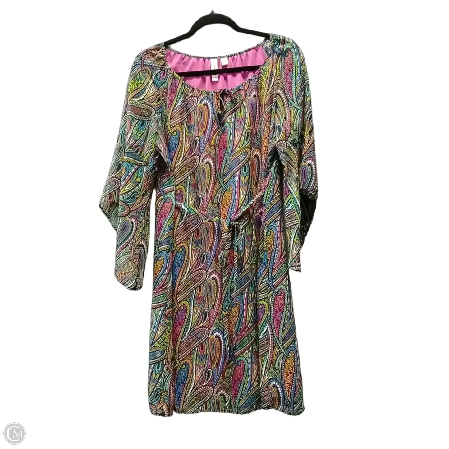 Dress Casual Midi By Tacera In Paisley Print, Size: M