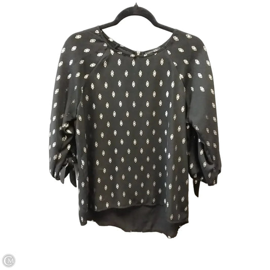 Blouse Long Sleeve By Papermoon In Black, Size: M