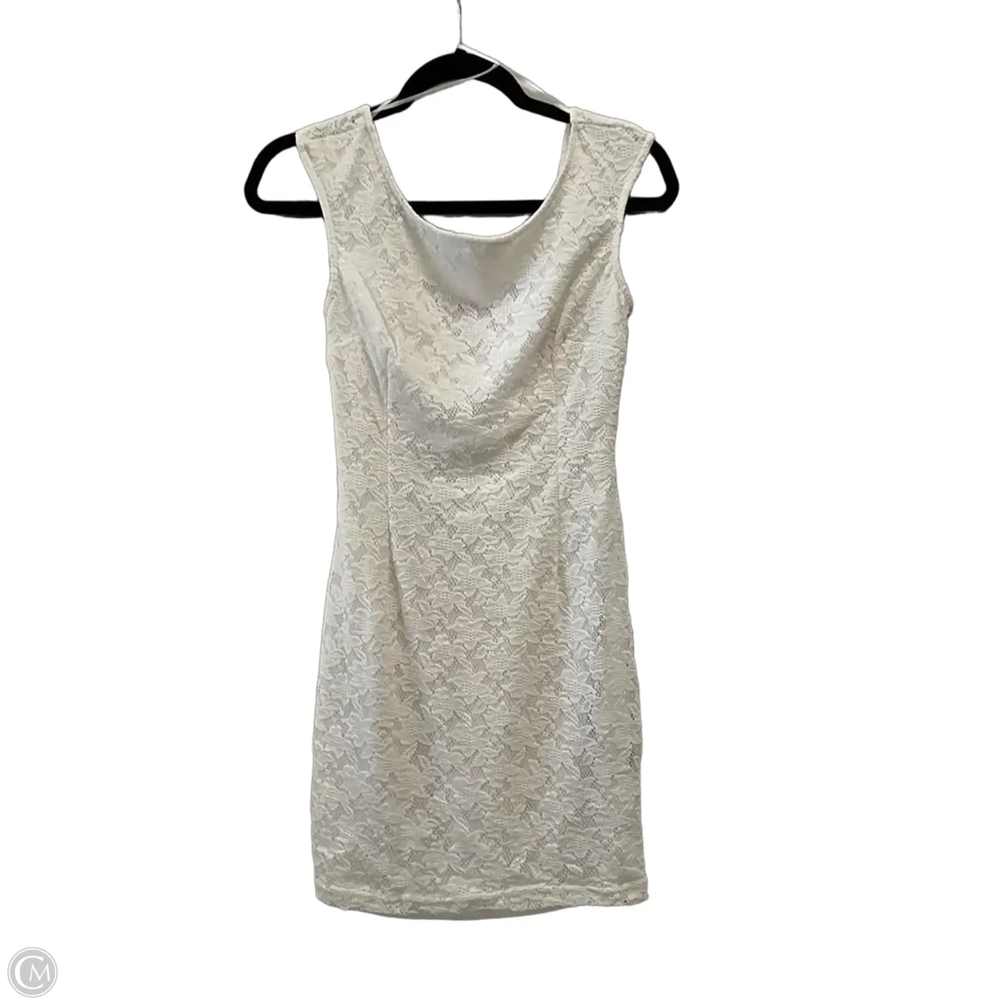 Dress Party Short By Zara In White, Size: 8