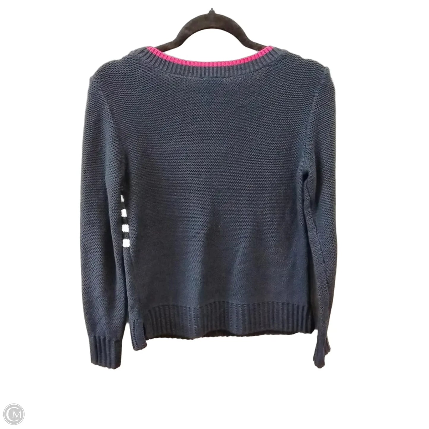 Sweater By Talbots In Blue Red & White, Size: Sp