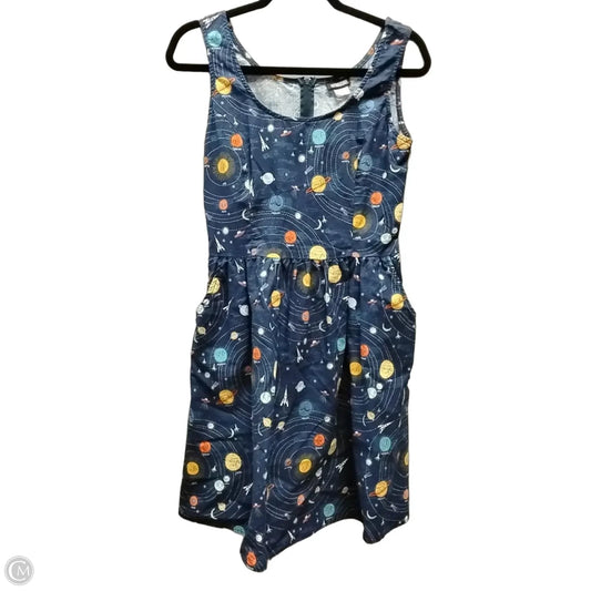 Dress Casual Midi By Clothes Mentor In Blue, Size: 12