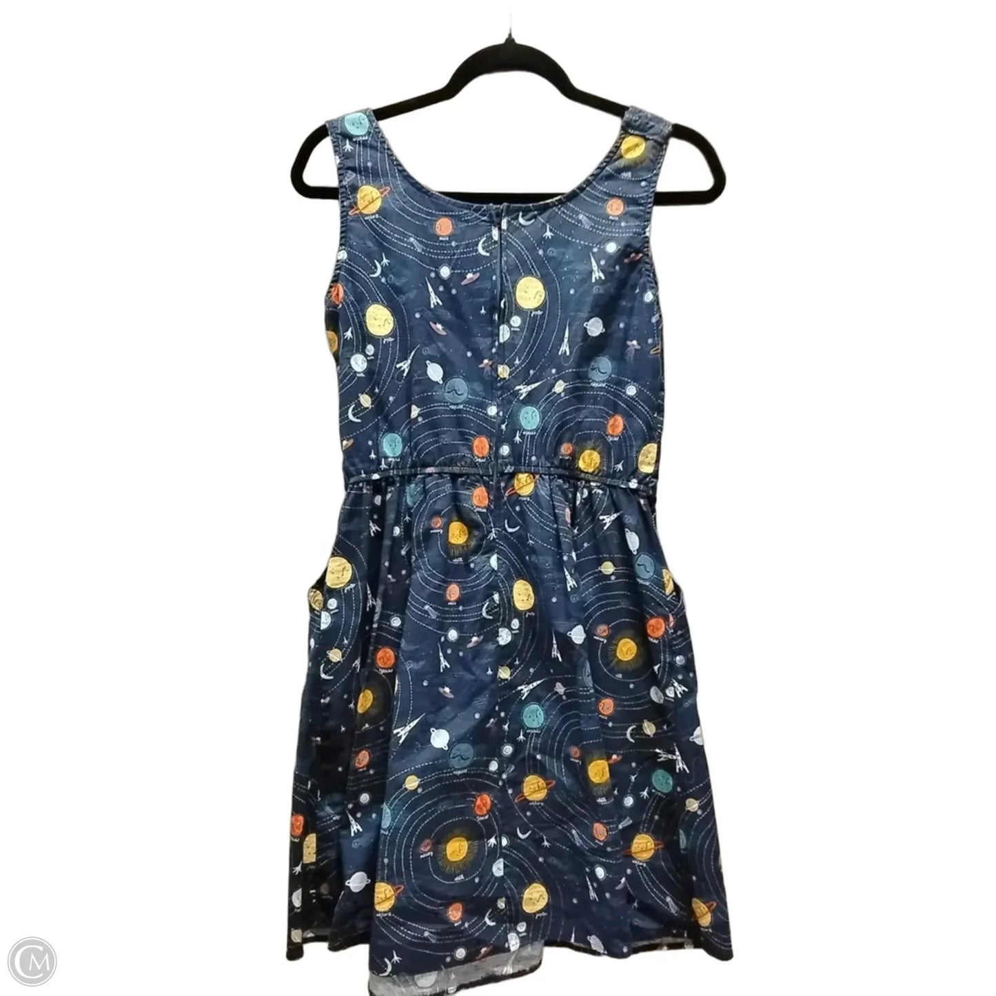 Dress Casual Midi By Clothes Mentor In Blue, Size: 12