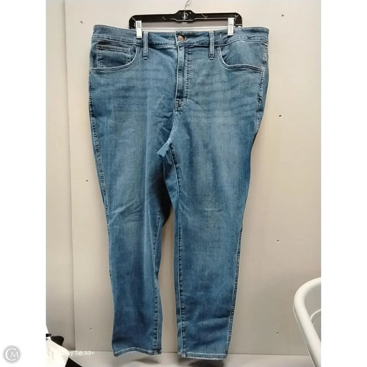 Jeans Skinny By Madewell In Blue Denim, Size: 22w