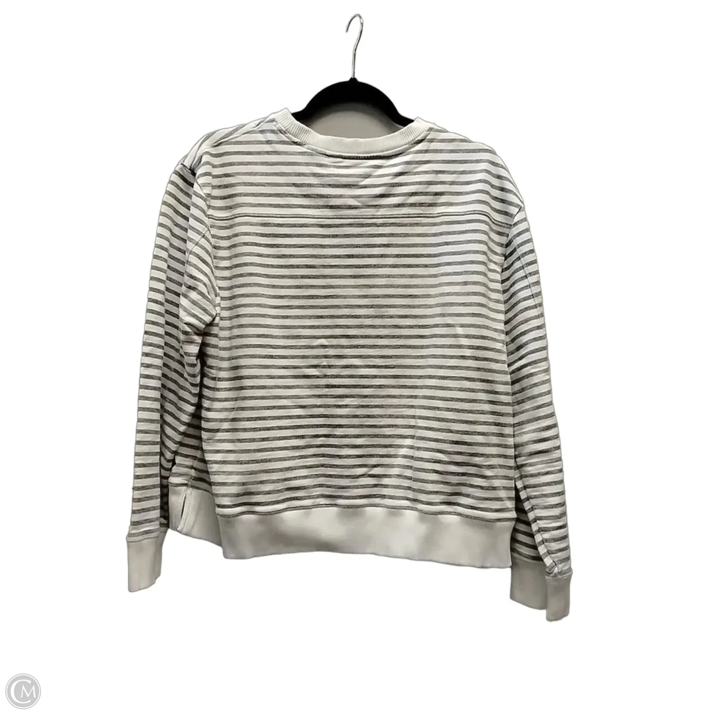 Sweatshirt Crewneck By Orvis In Striped Pattern, Size: L