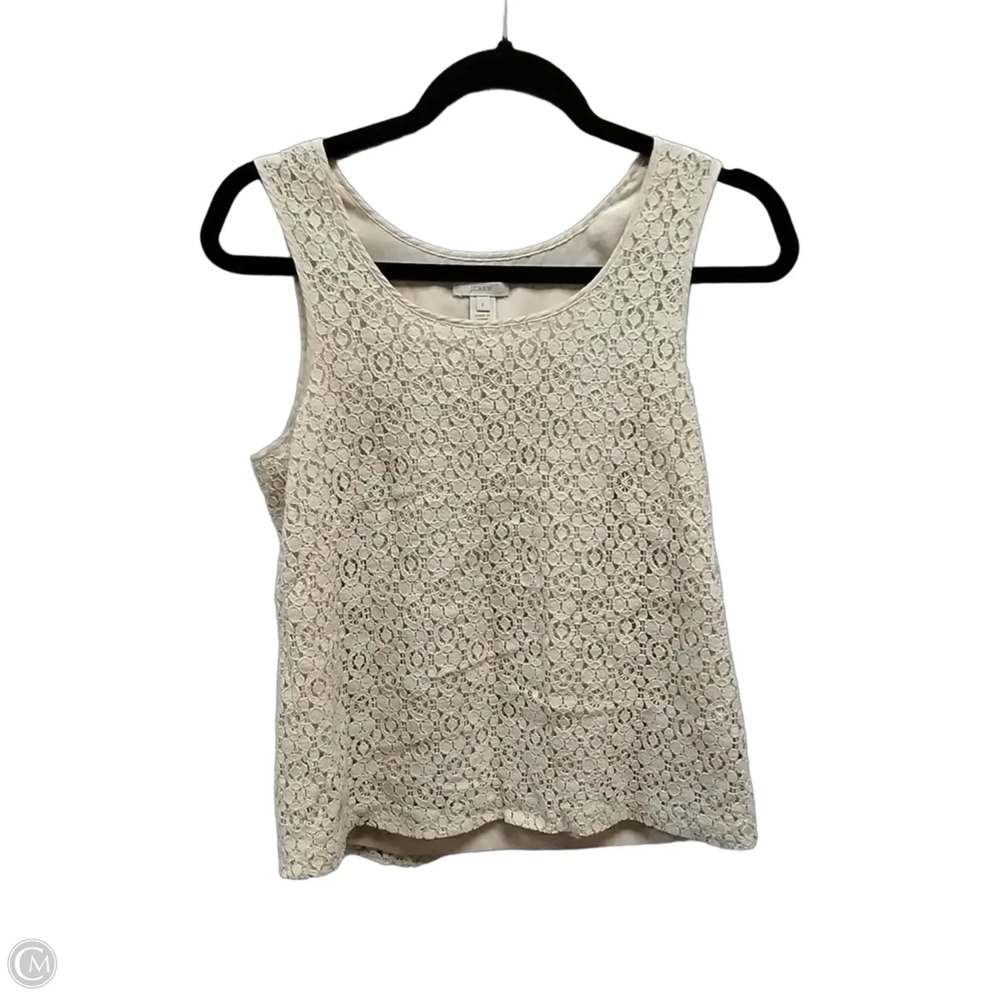 Top Sleeveless By J. Crew In Tan, Size: Xs