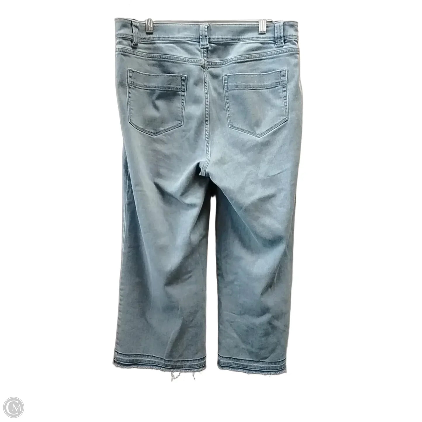 Jeans Cropped By J. Jill In Blue Denim, Size: 12