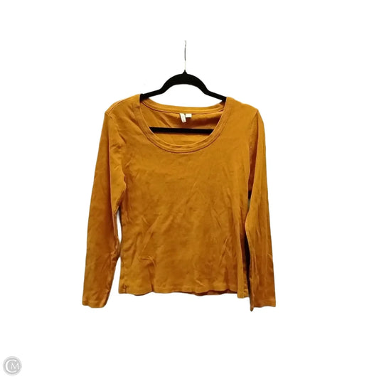 Top Long Sleeve By Cato In Orange, Size: L