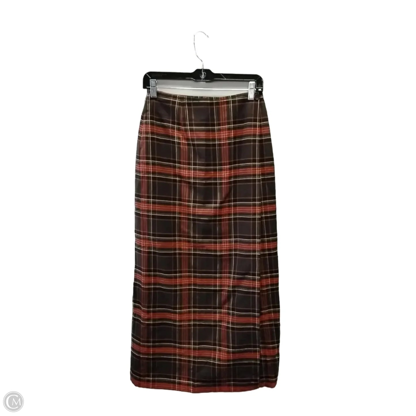 Skirt Maxi By Cato In Plaid Pattern, Size: 4