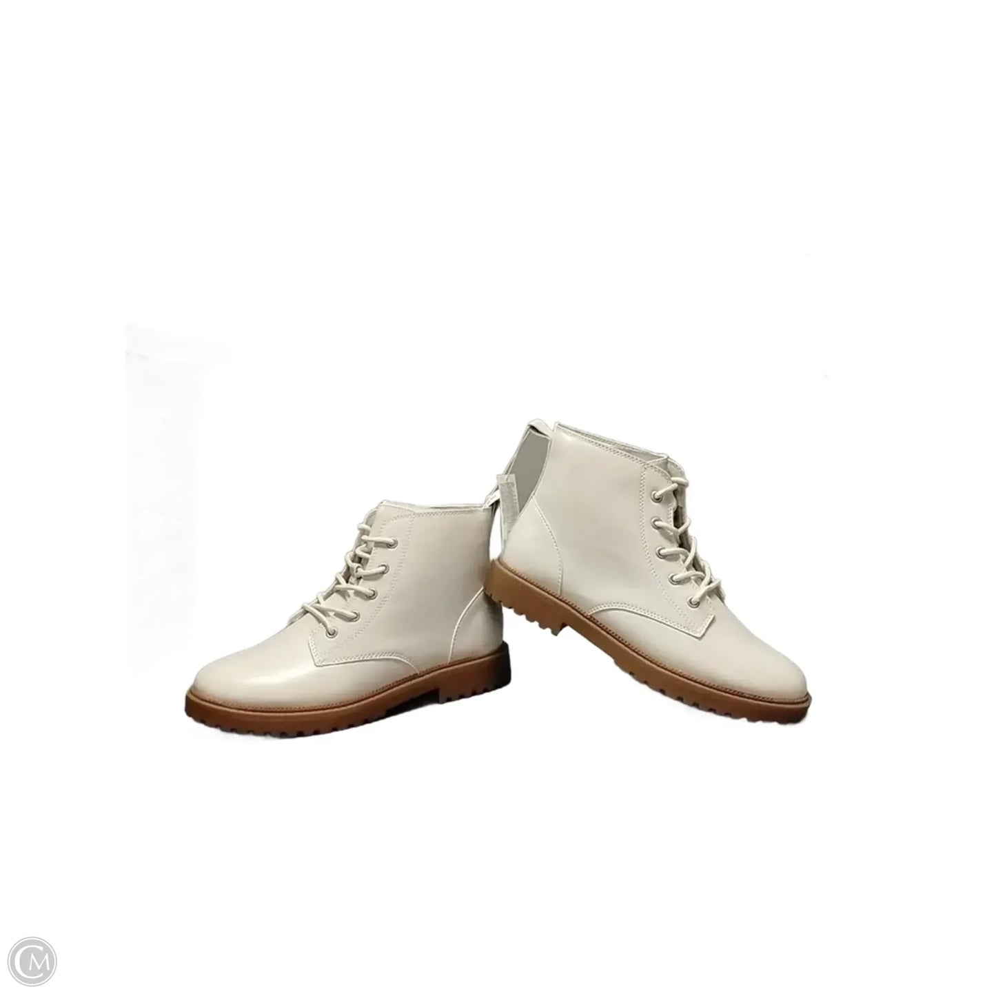 Boots Combat By Old Navy In Cream, Size: 5