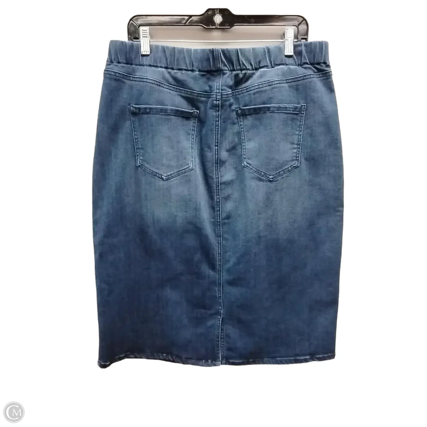 Jeans Skirt By Christopher And Banks In Blue, Size: 12