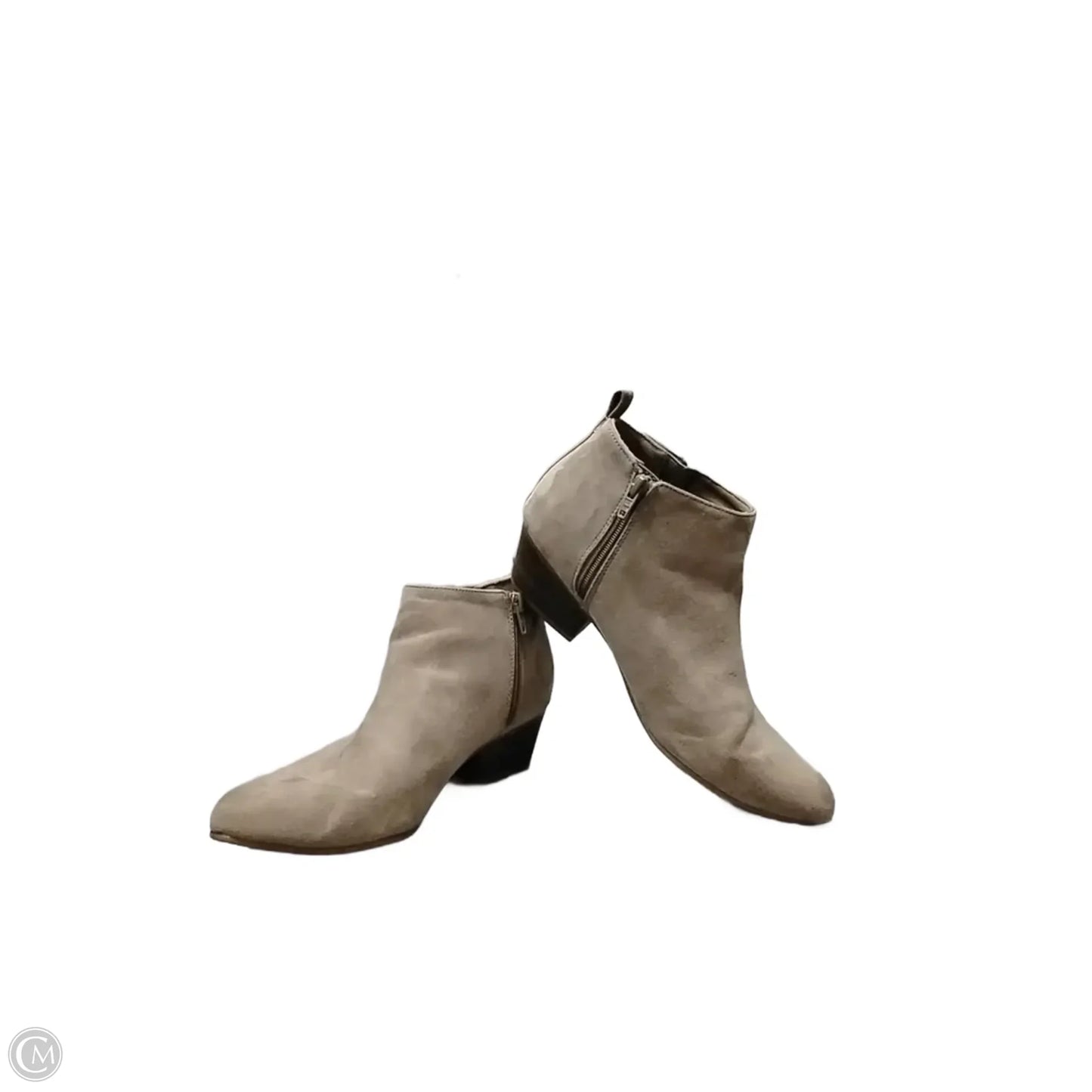Boots Ankle Heels By Old Navy In Brown, Size: 9