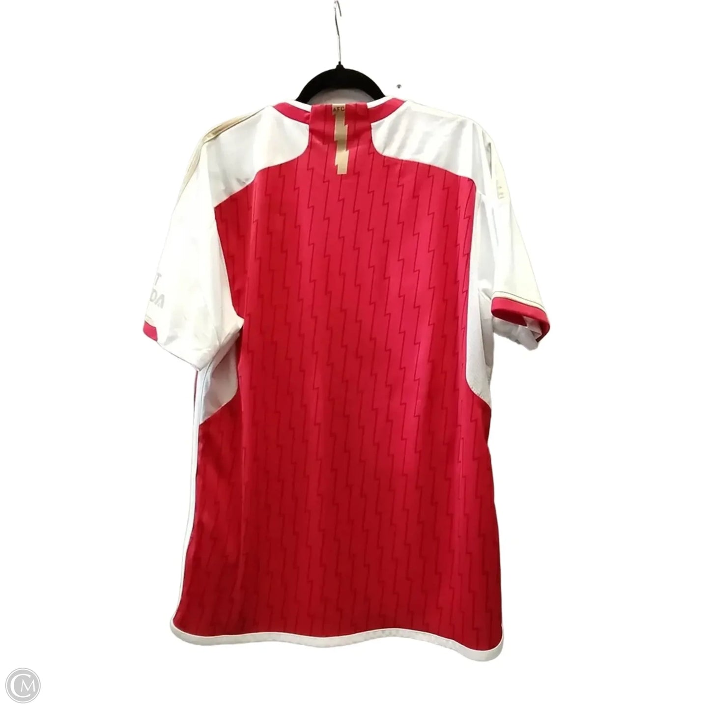 Athletic Top Short Sleeve By Adidas In Red, Size: Xl