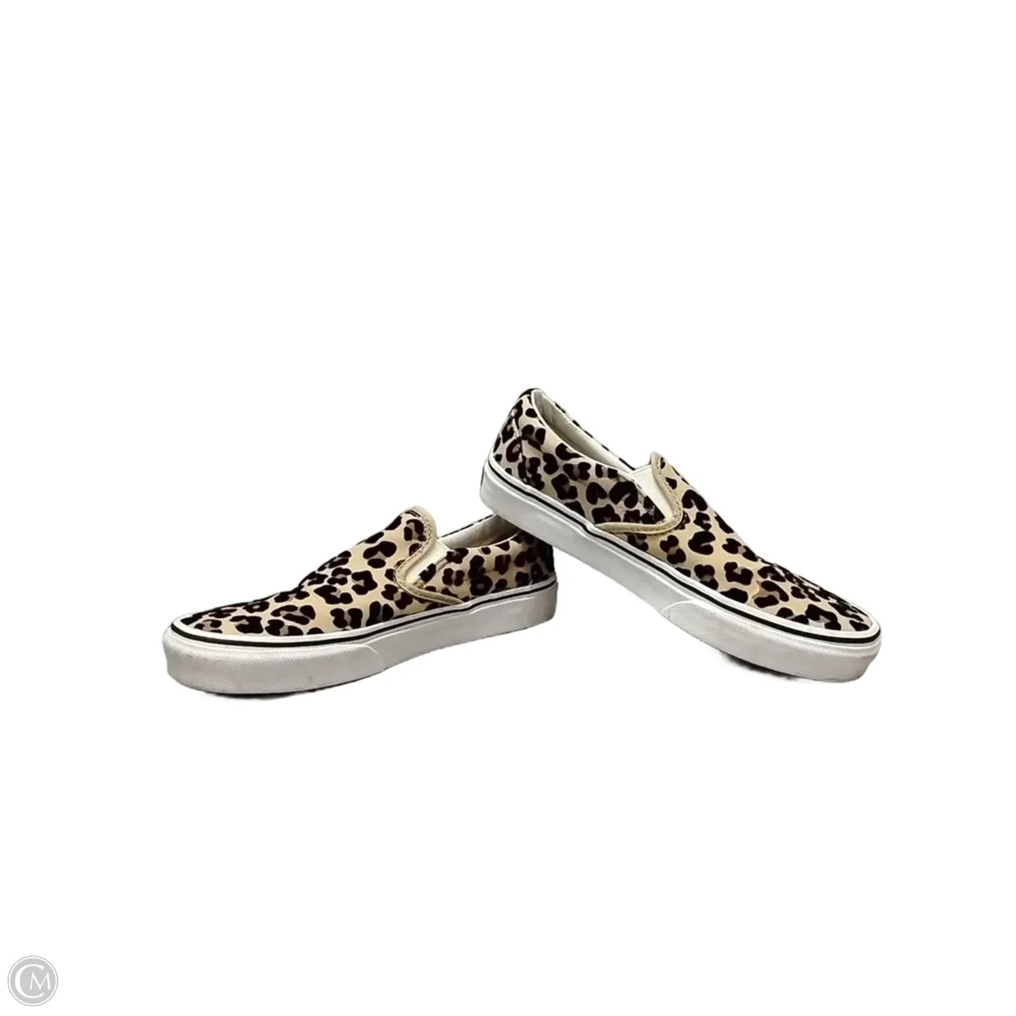 Shoes Flats By Vans In Leopard Print, Size: 8