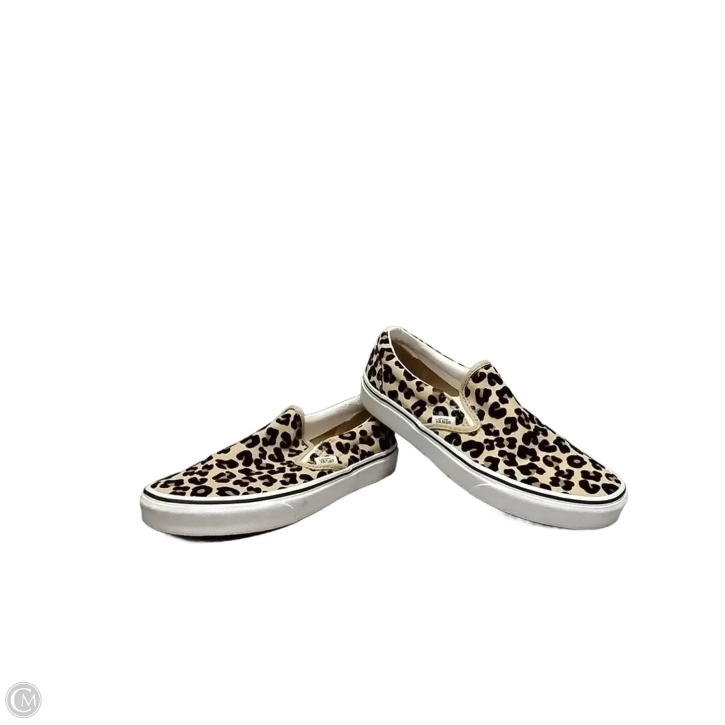 Shoes Flats By Vans In Leopard Print, Size: 8