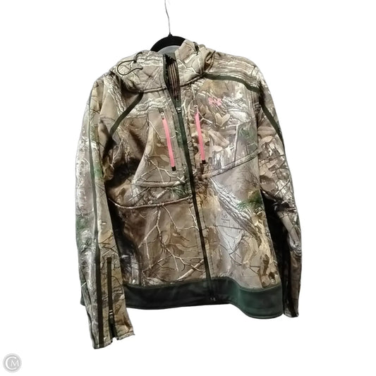 Athletic Jacket By Under Armour In Camouflage Print, Size: 2x