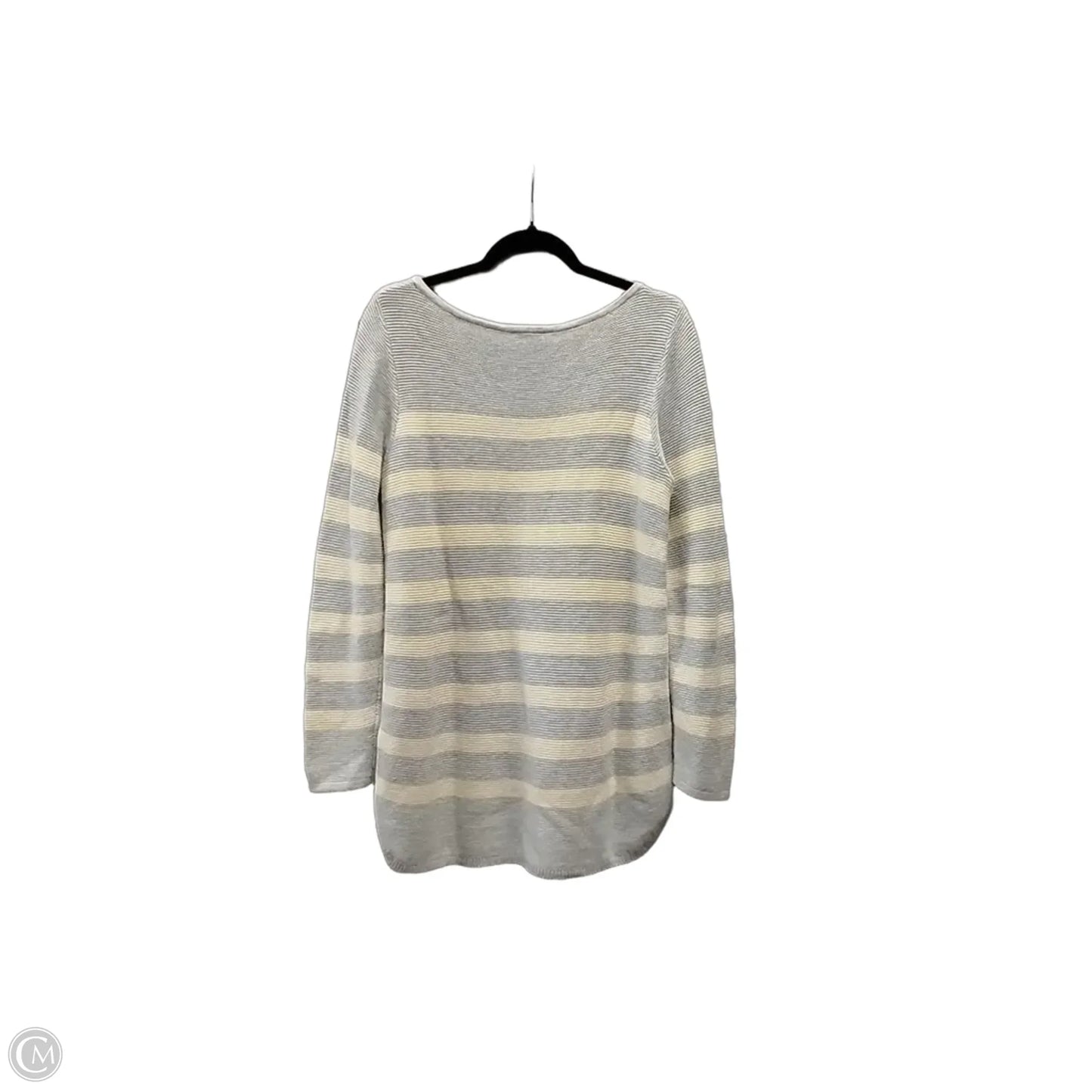 Sweater By J. Jill In Grey & Yellow, Size: M