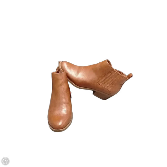 Boots Ankle Heels By Kim Rogers In Brown, Size: 8.5