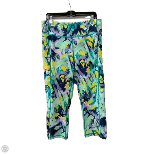 Athletic Leggings By Tek Gear In Multi-colored, Size: 1x
