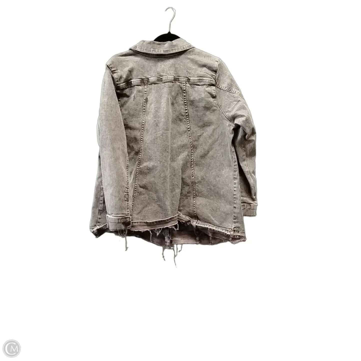 Jacket Denim By Logo In Purple, Size: 18