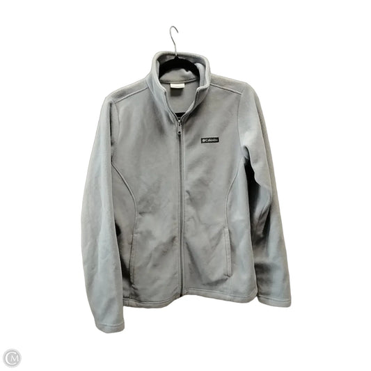 Jacket Faux Fur & Sherpa By Columbia In Grey, Size: M