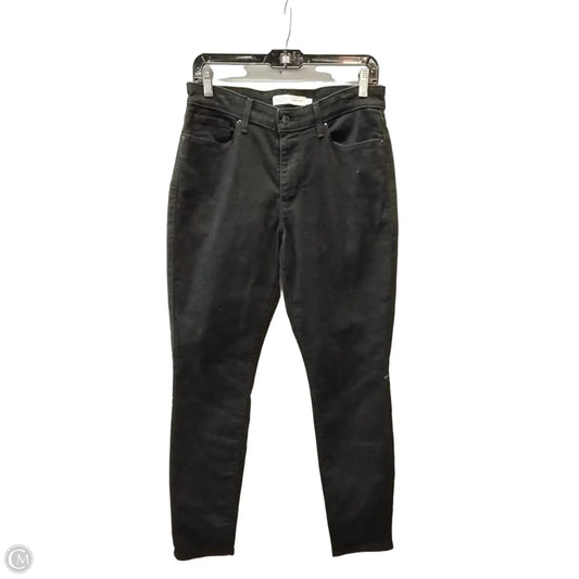 Jeans Skinny By Levis In Black, Size: 8