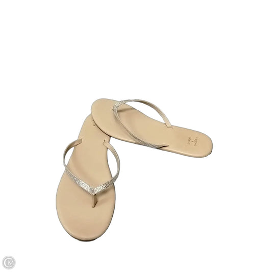 Sandals Flip Flops By Shade & Shore In Tan, Size: 11